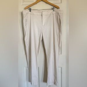 Liverpool LA ecru ankle trousers